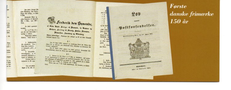(image for) 2001 Anniv. of First Danish Stamps M/S Booklet - Click Image to Close