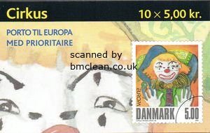 (image for) 2002 Europa - Circus (50Kr Booklet)