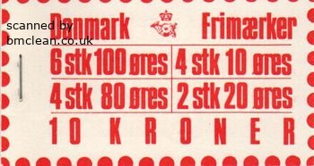 (image for) 1976 Numeral & Queen Margrethe Definitives