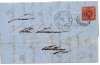 (image for) 1862 Folded Letter Frederikshavn to Aalborg
