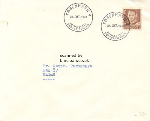 (image for) 1948 (Oct.) King Frederik IX 25ø