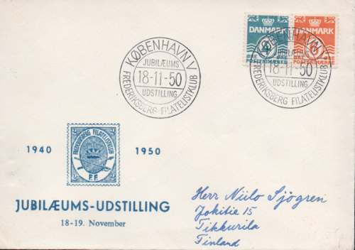 (image for) 1950 Frederiksborg Philatelic Club