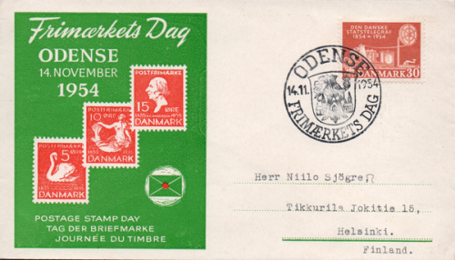 (image for) 1954 Postage Stamp Day Odense