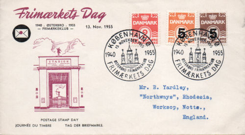 (image for) 1954 Postage Stamp Day Østerbro