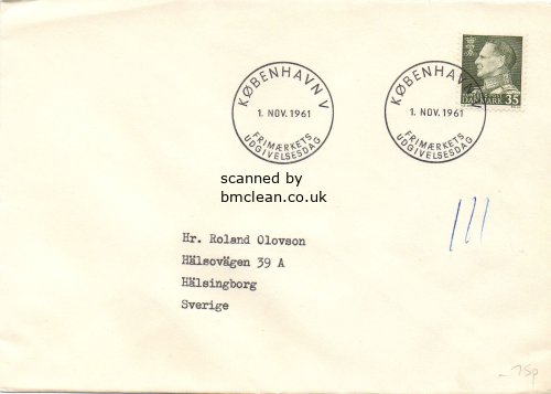 (image for) 1961 (Nov.) King Frederik IX 35ø
