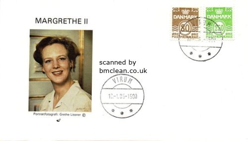 (image for) 1985 80ø Ochre & 250ø Bright Green