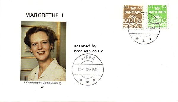 (image for) 1985 80ø Ochre & 250ø Bright Green