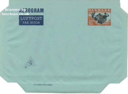 (image for) 1985 Flying Trunk Aerogram (No: 52)