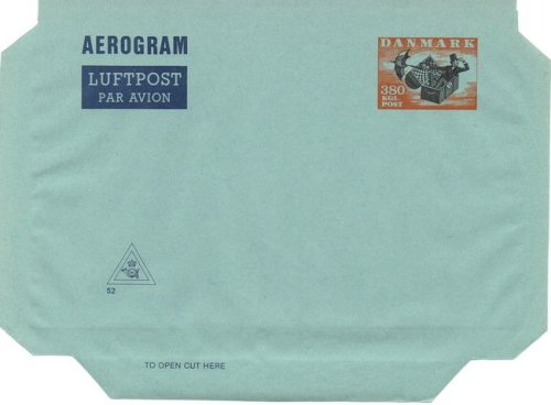 (image for) 1969 Aerogram