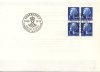 (image for) 1974 (Feb.) Queen Margrethe 100ø Blue Block of 4