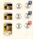 1984 Queen Margrethe 3v on 3 Covers (image for) 1984 Queen Margrethe 3v on 3 Covers