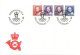 (image for) 1988 Queen Margrethe 3.00 Kr. 3.20 Kr, 3.80 Kr & 4.10 Kr.