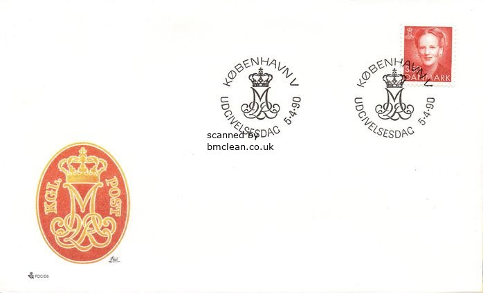 (image for) 1990 Queen Margrethe 3.50 Kr. - Click Image to Close