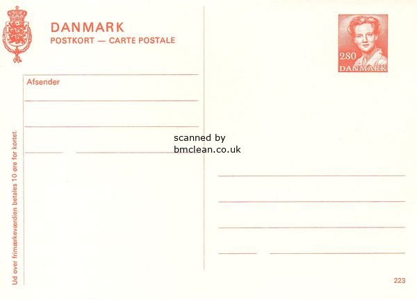 (image for) 1985 Pre-Paid Postcard