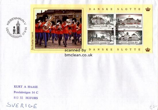 (image for) 1993 Royal Castles - Band Pane FDC