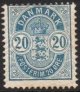 (image for) 1895 20ø Blue (Perf 12½)