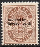 (image for) 1901 24ø Brown (Perf 12½)