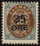 (image for) 1912 35ø on 16ø Brown & Grey