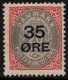 (image for) 1912 35ø on 20ø Grey & Red