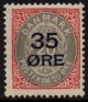 (image for) 1912 35ø on 20ø Grey & Red
