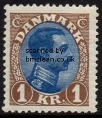 (image for) 1 Kr Blue & Brown