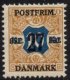 (image for) 1918 27ø on 10 Kr Blue & Brown