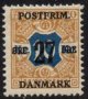 (image for) 1918 27ø on 10 Kr Blue & Brown