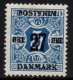 (image for) 1918 27ø on 5ø Blue