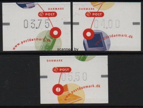 (image for) 2001 Postage Machine Labels