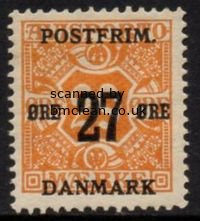 (image for) 1918 27ø on 29ø Yellow Orange