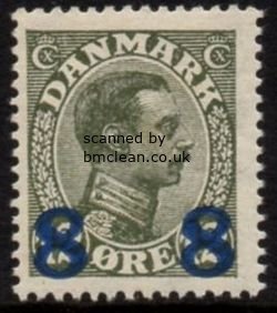 (image for) 1921 8ø on 12ø Olive Grey Type B