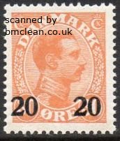 (image for) 1926 20ø on 30ø Orange