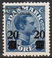 (image for) 1926 20ø on 40ø Blue