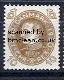 (image for) 1930 Christian X Birthday 10ø Brown