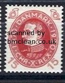 (image for) 1930 Christian X Birthday 15ø Red