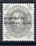 (image for) 1930 Christian X Birthday 20ø Grey