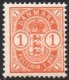 1902 1ø Orange (Perf 12½) (image for) 1902 1ø Orange (Perf 12½)