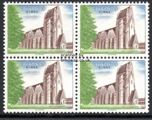 (image for) 1969 Test Stamp - Grundtvig-Cathedral (Block)