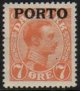 (image for) 1921 Postage Due O/P- 7ø Orange