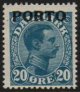 (image for) 1921 Postage Due O/P- 20ø Blue