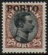 (image for) 1921 Postage Due O/P- 25ø Black & Brown
