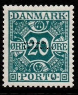 (image for) 1921 Postage Due - 20ø Blue
