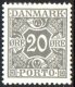 (image for) 1921 Postage Due - 20ø Grey