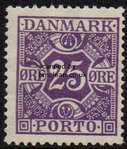 (image for) 1921 Postage Due - 25ø Lilac