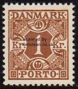 (image for) 1 Kr. Yellow-brown