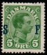 (image for) 1917 5ø Green Military Overprint