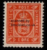 (image for) 1ø Orange OFFICIAL Perf 12½