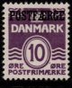 (image for) 1939 10ø Violet 'POSTFÆRGE’ Overprint
