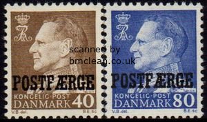 (image for) 1967 POSTFÆRGE Overprint (2v)