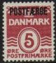 (image for) 1967 5ø Maroon 'POSTFÆRGE’ Overprint